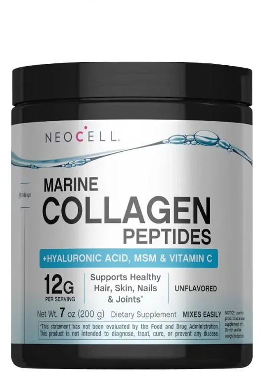 Marine Collagen Powder with Hyaluronic Acid, MSM and Vitamin C - 200g